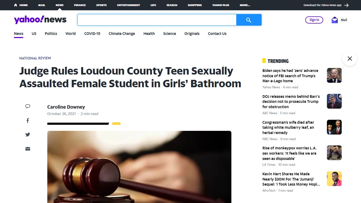 Judge Rules Loudoun County Teen Sexually Assaulted Female Student in ...